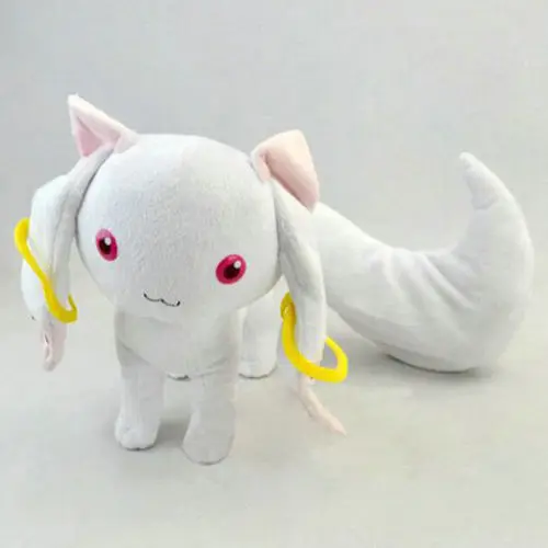 New 9 Puella Magi Madoka Magica Kyubey Plush Toy Doll Free Shipping