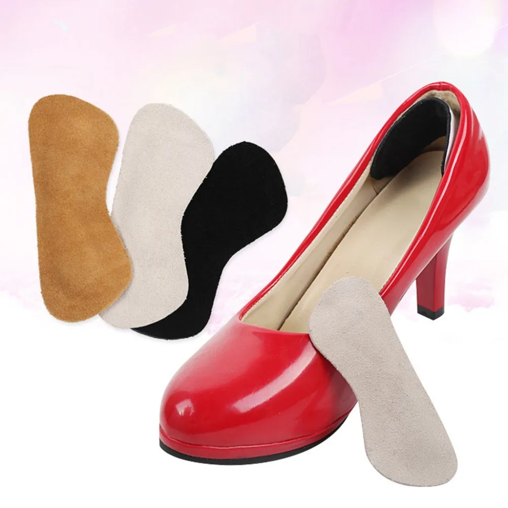 

Heel Sticker Wearproof High Heels Women Protector Adjust Size Cushion Non Slip Thick Sponge Men Faux Leather Insert Orthopedic