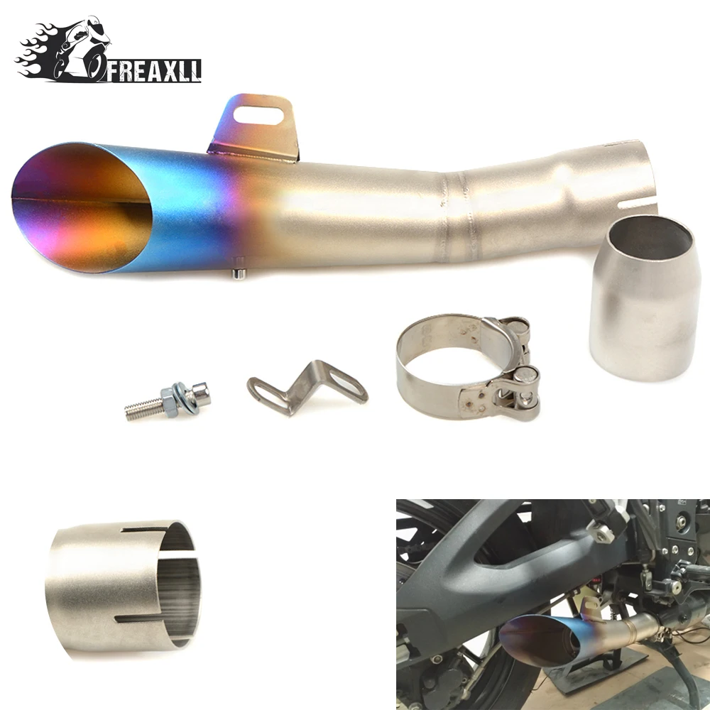 

35MM-51MM Universal Motorcycle Exhaust Pipe Escape Scooter Muffler With DB Killer For Suzuki GSF 600 Bandit SV 1000 S TL 1000 S