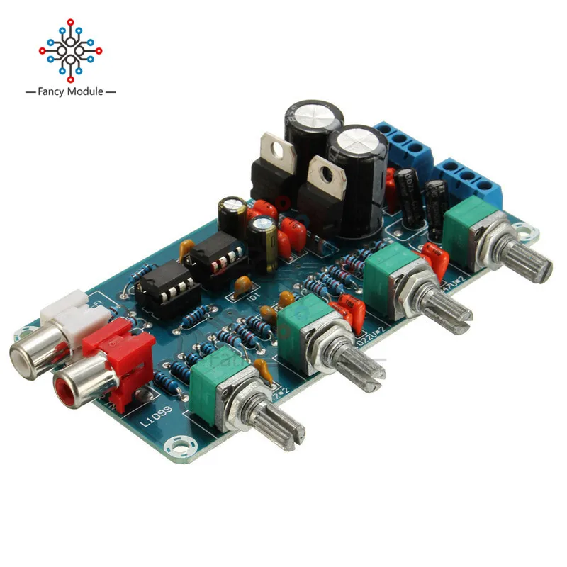 New Arrival NE5532 OP AMP HIFI Amplifier Preamplifier Volume Tone EQ