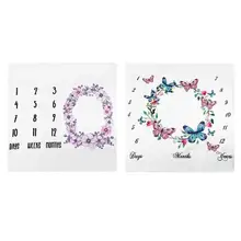 Детское одеяло с милым принтом, мягкое одеяло для новорожденных, реквизит для фотосъемки, милые модные купальные полотенца, пеленка, 2 стиля