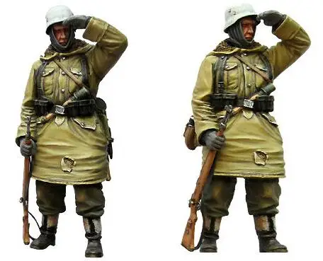 1/35 каучуковая фигурка WWII German Grenadier 1 шт. модель Наборы