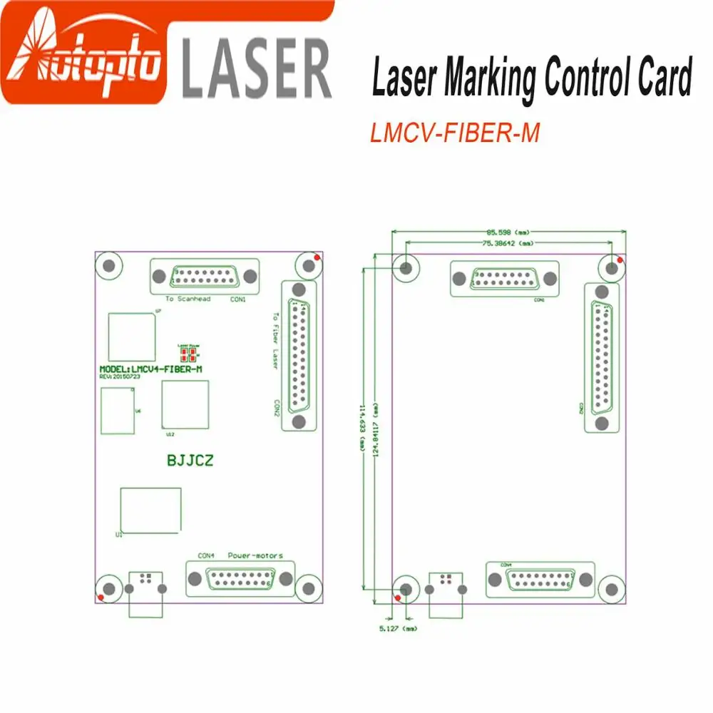 JCZ Laser Marking Machine Controller Original Card V4 Ezcard 32/64 System for 1064nm Fiber Marking Machine IPG Raycus MAX