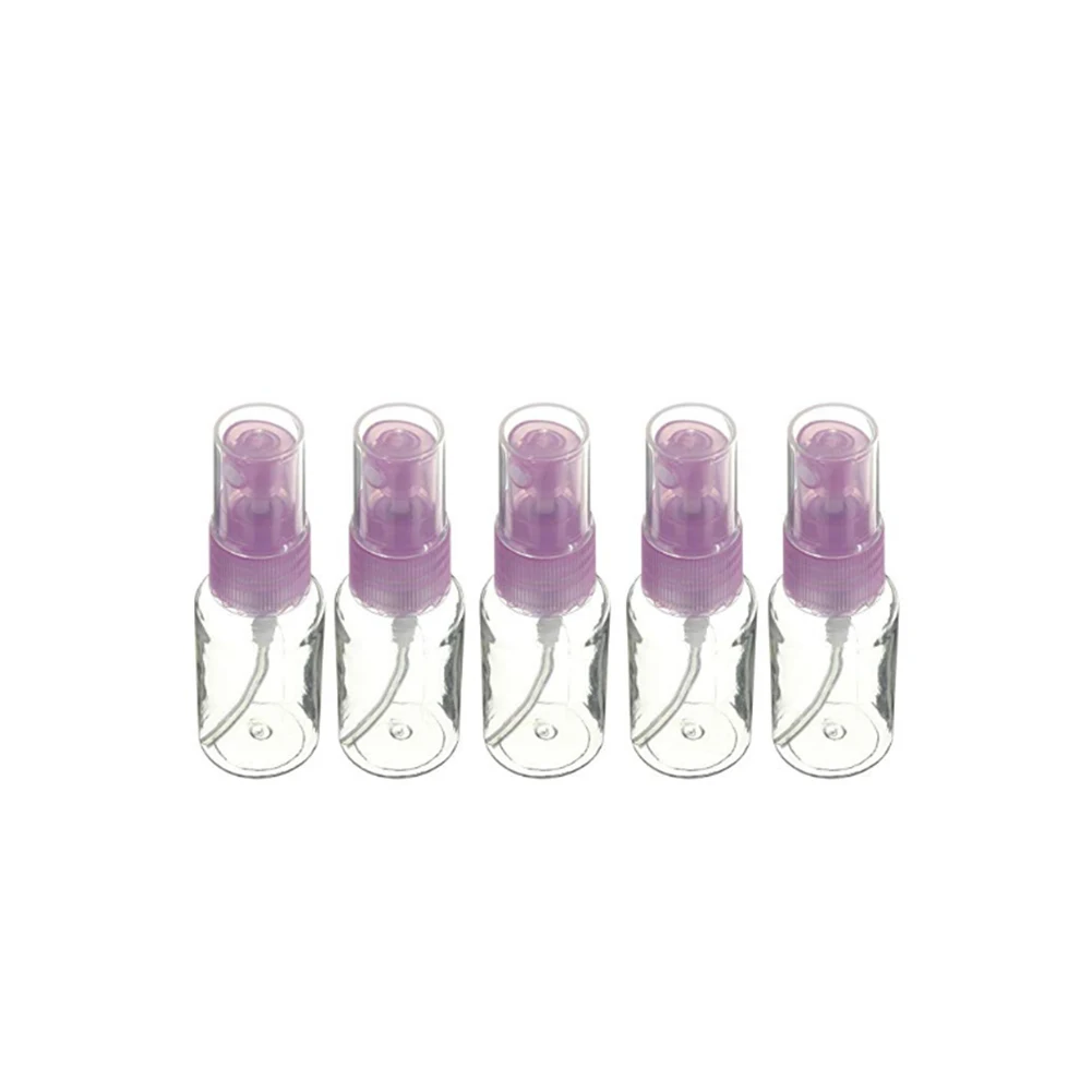 

5Pcs Empty Spray Bottle 15Ml Clear Plastic Empty Cosmetic Perfume Atomizers Sprayer Skin Toner Liquid Mist Spray Bottles Purple