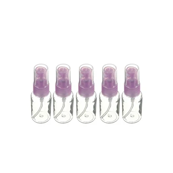 

5Pcs Empty Spray Bottle 15Ml Clear Plastic Empty Cosmetic Perfume Atomizers Sprayer Skin Toner Liquid Mist Spray Bottles Purple