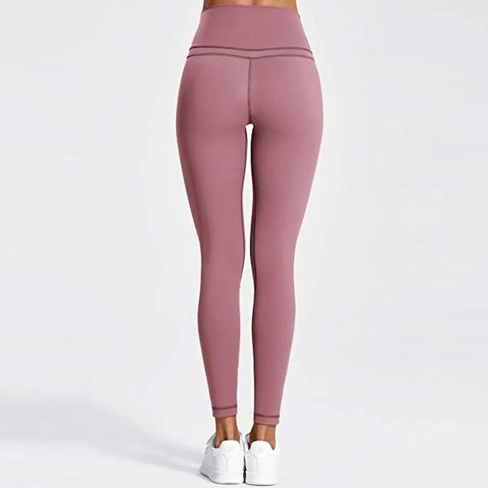 

2019 Women's High Waist And Tight Fitness Yoga Pants Nude Hidden Pocket Yoga Pants Sports Leggings Women Elastic Sportwear