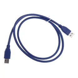 М 1 м синий Здравствуйте-speed USB 3,0 тип A Штекерный разъем адаптер удлинитель