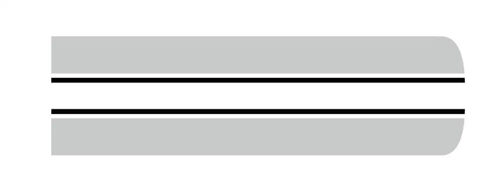 Гоночные полосы капот Декор наклейка автомобильная голова индивидуальная наклейка для MINI Cooper S Countryman Clubman Paceman R56 R60 R61 F54 F55 F56 - Название цвета: Silver-black