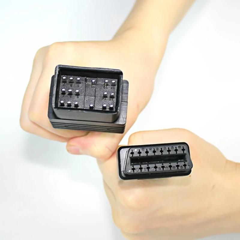 Кабель удлинитель диагностический 16 контактный с разъемом OBD2 для Toyota 17 Pin DLC Lead OBD