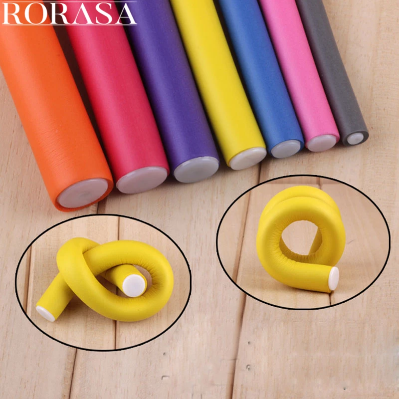 

10 pcs Magic Hair Curlers Rollers Soft Foam Bendy Hair Rollers DIY Hair Styling Tool Hair curler modeler Spiral Roller Curlers