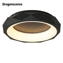 Dragonscence современный потолочный светильник белый черный модный простой светодиодный потолочный светильник Домашнее освещение светильники