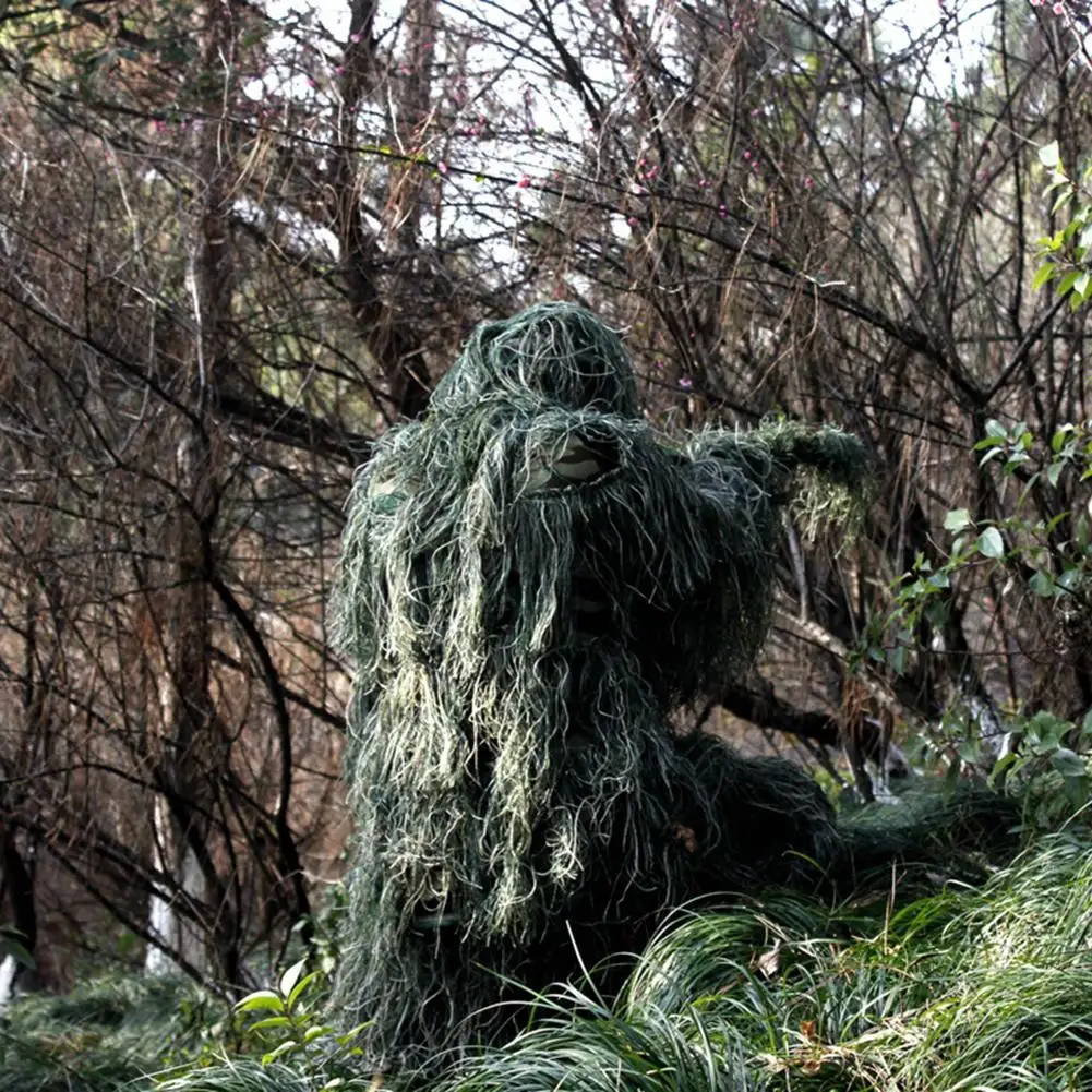  MISSKY PUBG CS Camouflage Suit Secretive Hunting Clothes Breathable Sniper Army Airsoft Uniform one