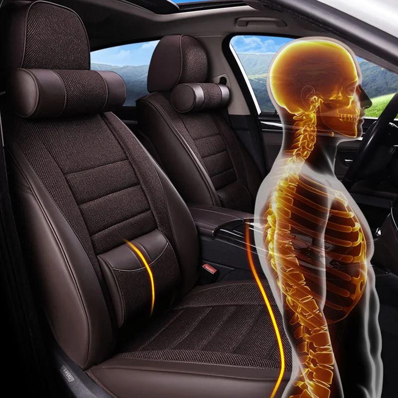 

High-quality Flax Car Seat Covers for Suzuki Jimny Grand Vitara Kizashi Swift Alto SX4 automobiles sticker car styling cushion