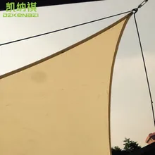 5 x 5 x 7 M/pcs Customized Triangular Shade Sail combination Waterproof Polyester fabrice for garden Patio sun shade