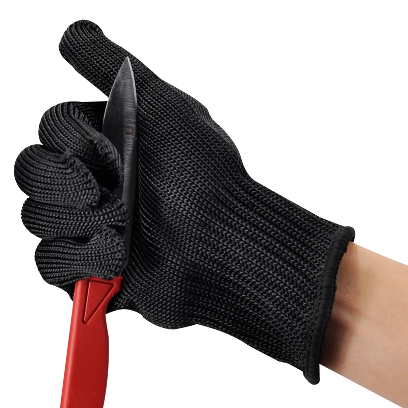 Stainless Steel Wire Safety Gloves Butcher Anti cutting Work Protective Gloves Cut resistant on
