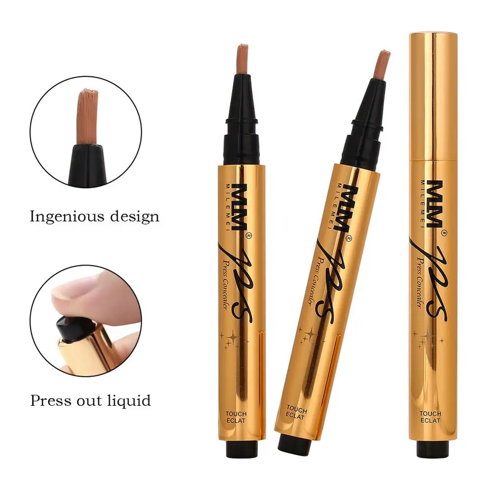 

HOT SALE Milemei Liquid Concealer Pen Full Cover Face Corrector Brightening Moisturizer