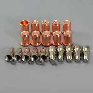 

Trafimet S75 Electrode PR0117x10pcs,Nozzle PD0114 x10pcs, Swirl ring PE0112x1pc,Retaining cap PC0114 x1pcs,CageSpacer CV0076x1pc