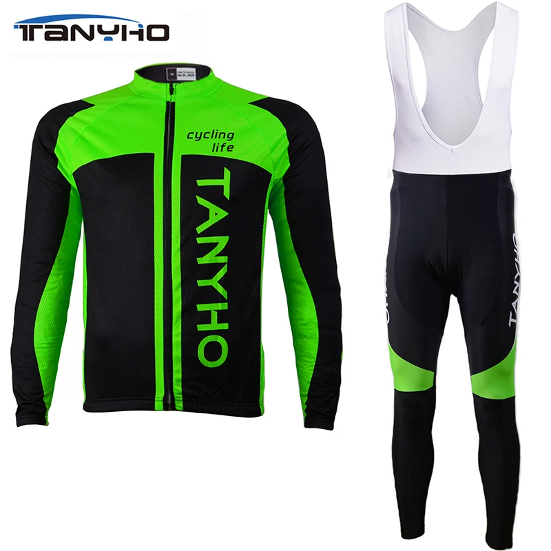 TANYHO Men Sports Wear Cycling Bike Jersey Shirts Bicycle Cycle