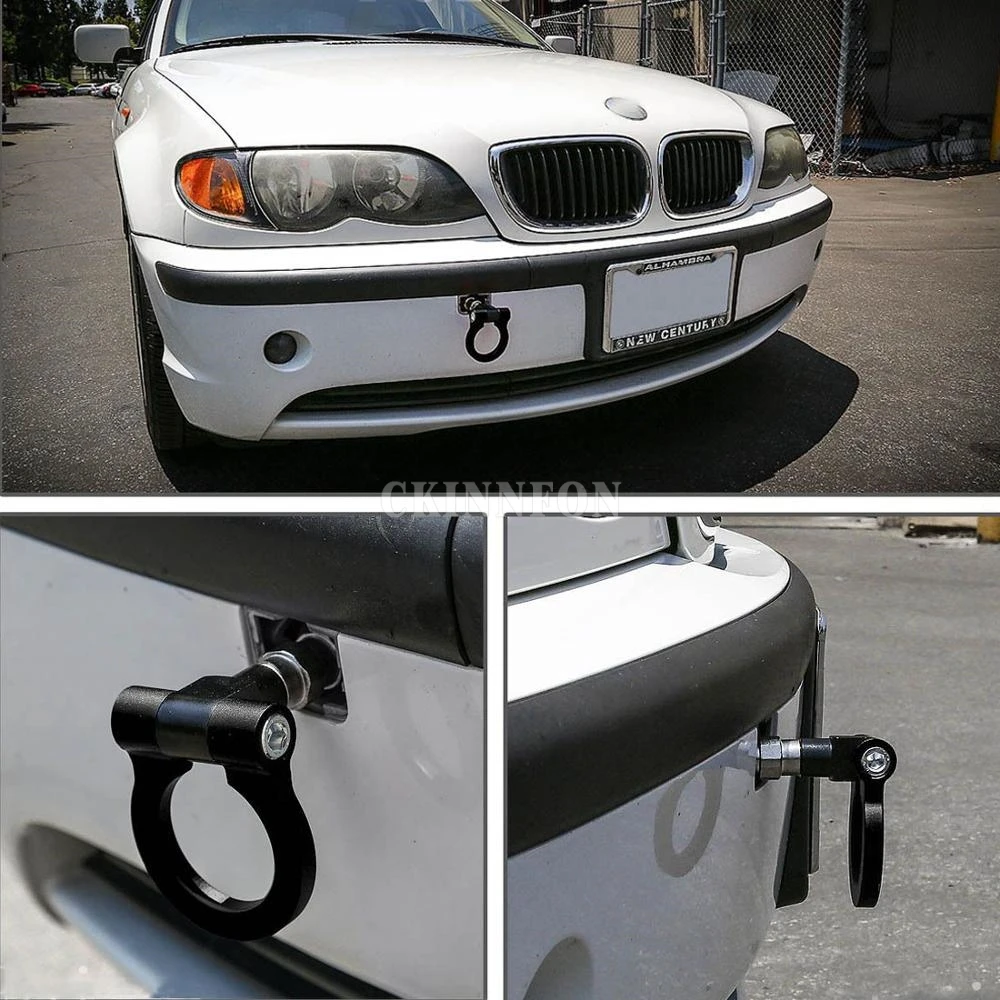 Racing Tow Towing Hook for Universal BMW Europe Car Auto Trailer Ring Design