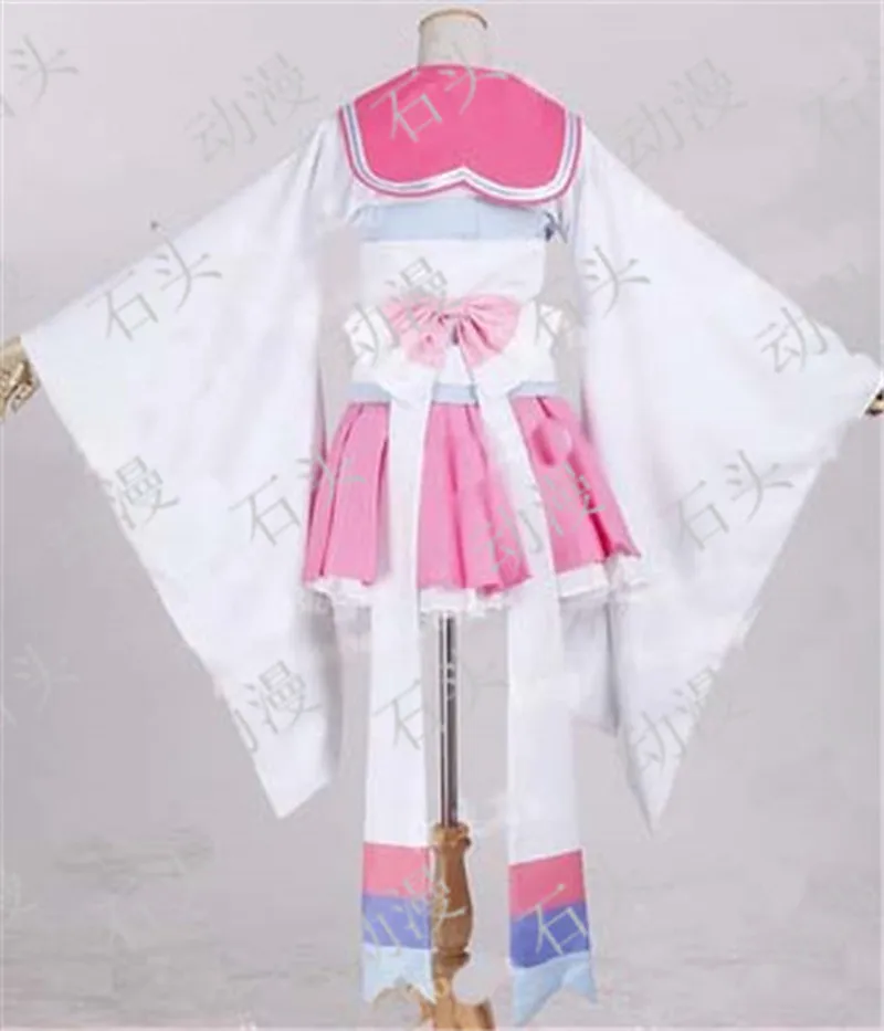 Girl's Midi Dress Peri Cosplay Pokemon Sylveon Dress Full Set Cosplay Costumes 