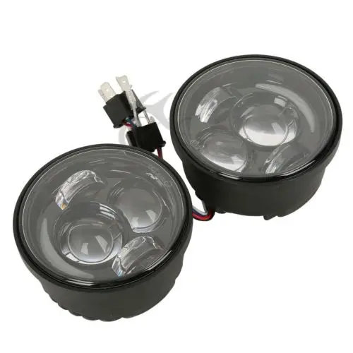 

2X4.65" LED Projector Daymaker Headlight For Harley Dyna Fat Bob FXDF 2008-2016