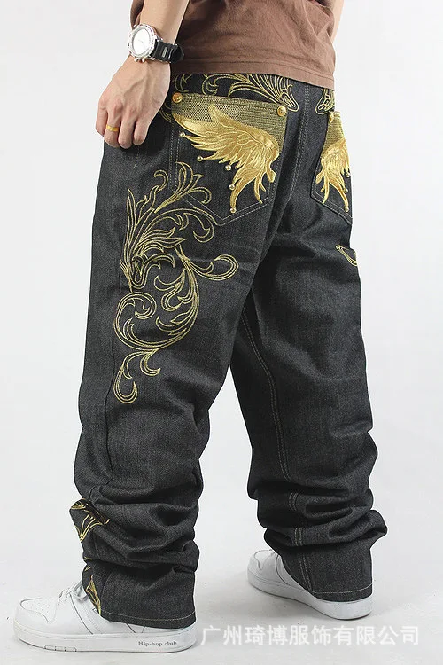 Для мужчин s джинсы для женщин топ Limited 2019 свободные хип хоп джинсы мужчин с принтом прилив мужская одежда повседневное Джинс