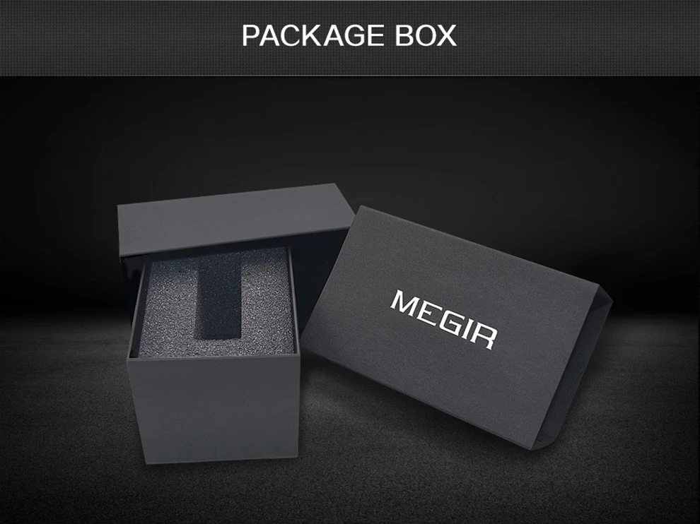 MEGIR Paper Gift Original Watch New Box For Gift Present Without Watches /  Not shipped separately (do not buy)|Watch Boxes| - AliExpress