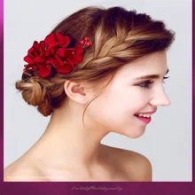 Мода 1 шт. цветок с кристаллами стразами головной убор невесты свадебное платье аксессуары ручной работы украшения волос жемчужный гребень аксессуар для волос