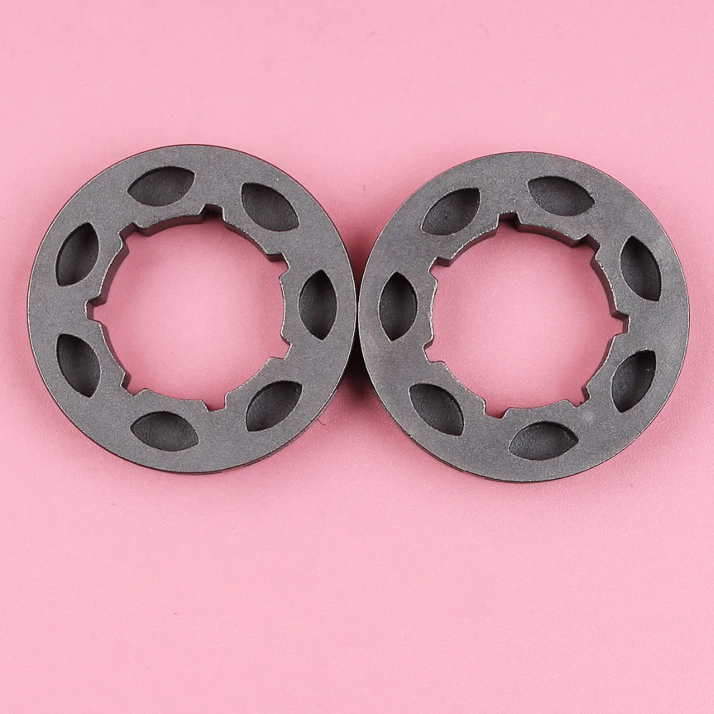 2pcs/lot 3/8 7 Teeth ID 19mm Small Spline Sprocket Rim For Dolmar 109 110 111 115 115i Makita DCS430 DCS4300 DCS520i Chainsaw