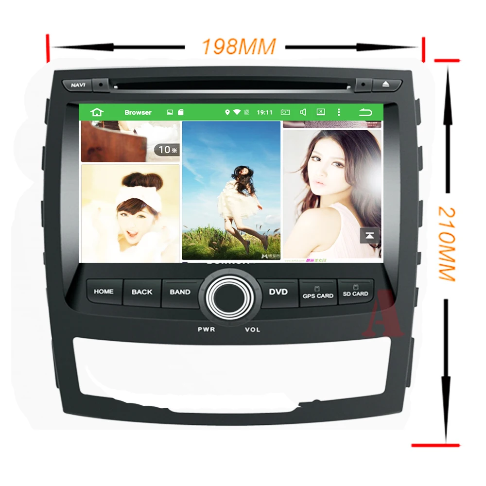 Top 4G 64G 8 CORE 2 Din Android 9.0 CAR dvd multimedia player GPS navigation audio For SSANGYONG KORANDO car radio sterero obd2 dvr 19