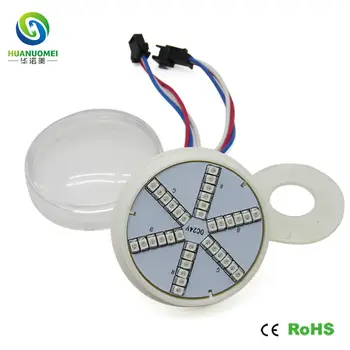 

60mm 36leds ucs1903 rgb pixel led module 24v pixel christmas lights addressable digital full color light bulb led letters lamp