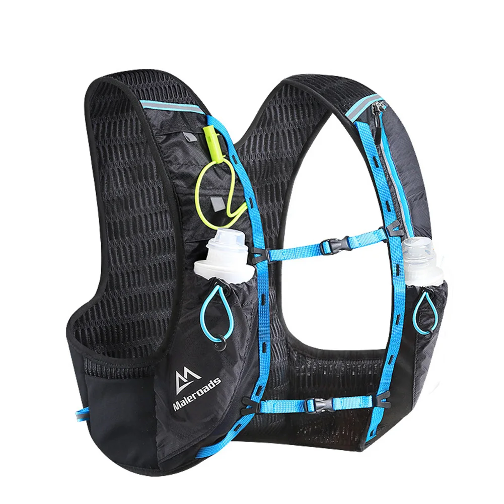 Марафон беговой рюкзак Велоспорт наплечный жилет сумка для бега гидратационный жилет Регулируемый/разобранный нагрудный ремень