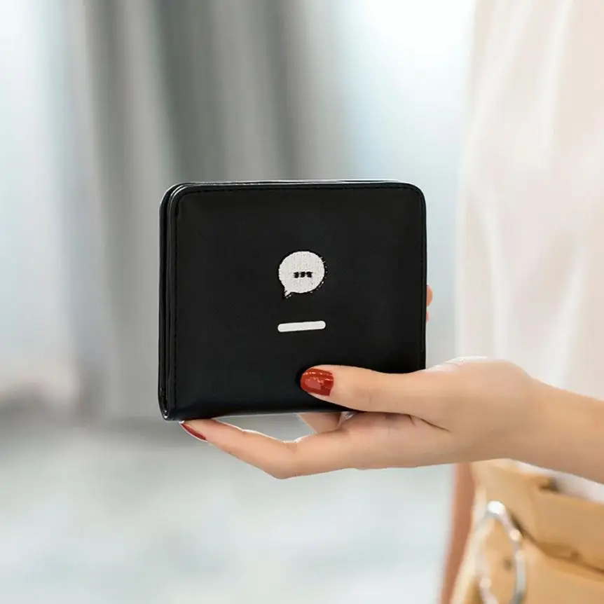 

Casual Wallet Women Artificial Leather Small Mini Wallet Card Holder Multi-functional Two Fold Wallet Carteira billeteras para m