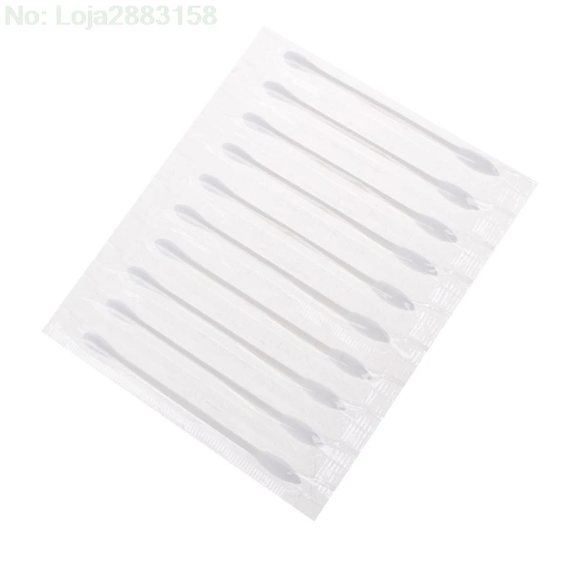 Disposable Double ended Cotton Swabs Individually Packaged For Portable Travel 2