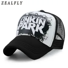 Linkin Park, Воздухопроницаемая сетчатая Кепка для водителя грузовика, рок музыка, Summe Band, Повседневная солнцезащитная Кепка для мужчин и женщин, крутая сетчатая бейсбольная кепка