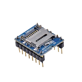 

5PCS/LOT WTV020 WTV020-SD WTV020SD-20SS Mini SD Card MP3 Sound Module For PIC WTV020-SD-16P