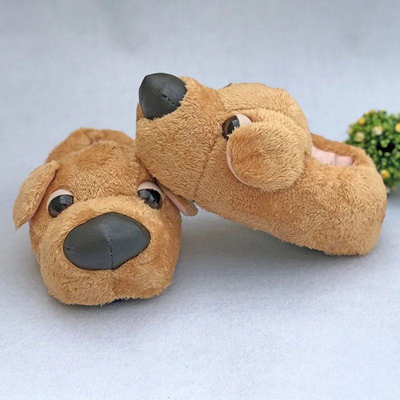 Home Warm Shoes Men Women Winter Gift Dog Slippers Cotton Slippers Fluffy slippers Funny Shoes Plush Shoes House Slippers
