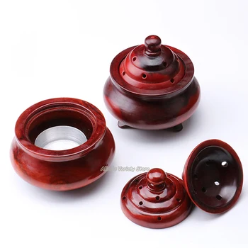 

Antique Three foot Wooden Burner Vietnamese rosewood furnace Solid wood Coils incense Censer Thurible Coil Incense burner