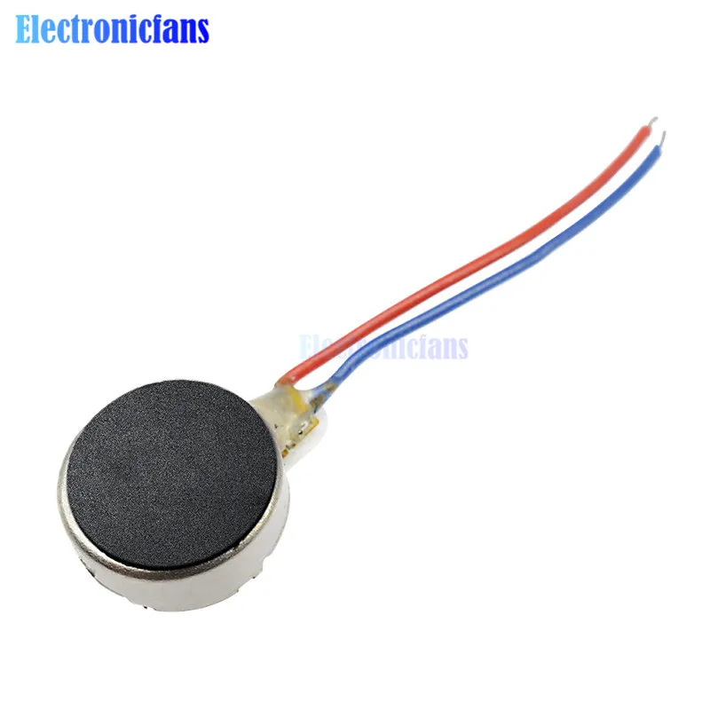 1 шт. плоский вибрирующий Микро Мотор постоянного тока 3 в 8 мм для пейджера и