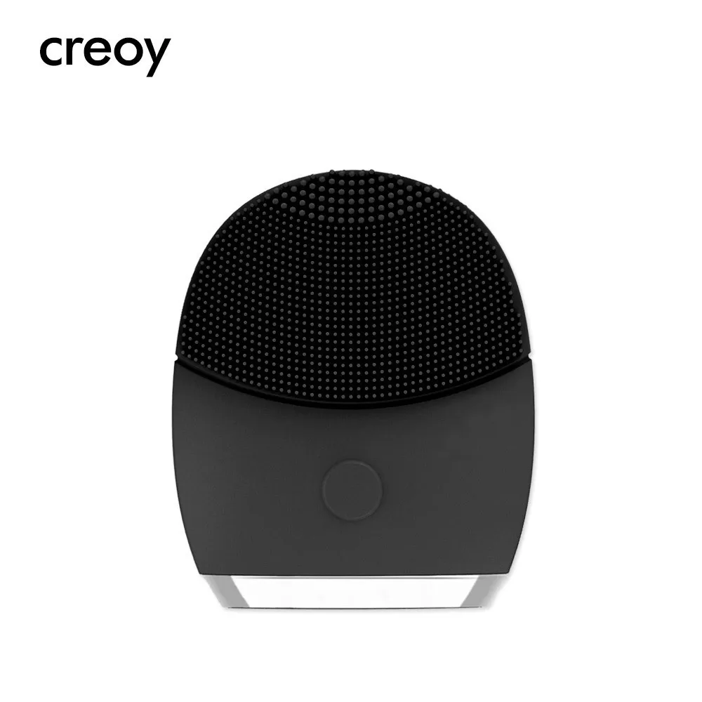 CREOY высокочастотная электрическая силиконовая Очищающая щетка для лица Sonic