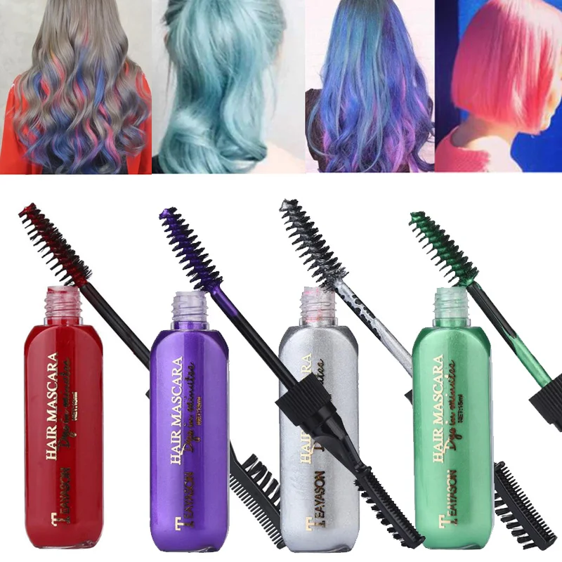 

2019 New 13 Colors One-off Hair Color Dye Temporary Non-toxic DIY Hair Color Mascara Washable One-time Hair Dye Crayons