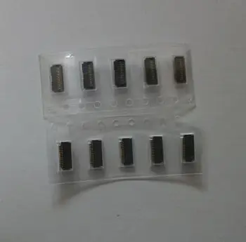 

100pcs/Lot New original J6300 home button fpc connector For iPad air 5 A1474 A1475 home flex cable clip contact 14pin