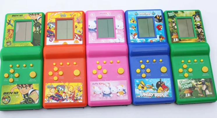 

Special Offer Childhood Classic Tetris Hand Held LCD Electronic Game Toys Fun Brick Game Riddle Educational Toys GYH