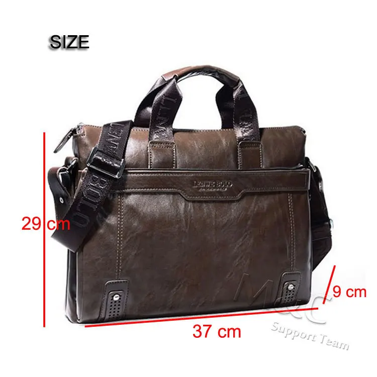 M&C Men's Leather Briefcase Brand Messenger Bag Leather Office ... M&C Men's Leather Briefcase Brand Messenger Bag Leather Office ...