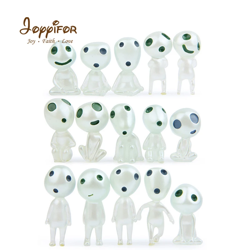 

Joyyifor New 15pcs Luminous Tree Elves Hot Cartoon Princess Mononoke Elf Cute Action Mini Figure Toys for Children Kids Gifts