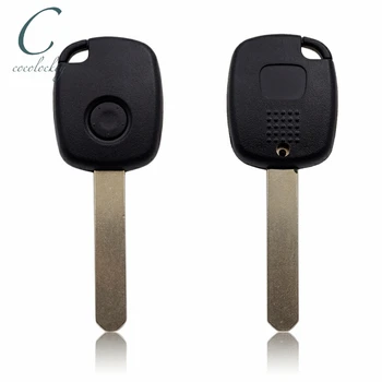 

Cocolockey replacement remote key shell for honda accord civic one button smart key uncut hu66 blank car key