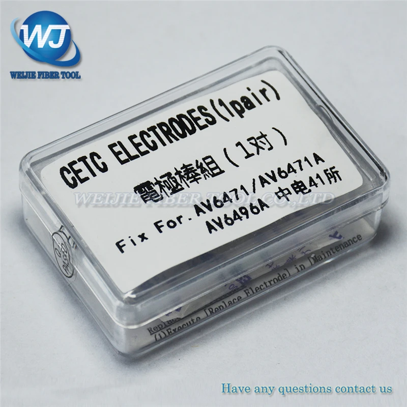 

Free shipping Electrodes CETC AV6471 av6471a AV6496 AV6496A Fusion Splicer Electrodes