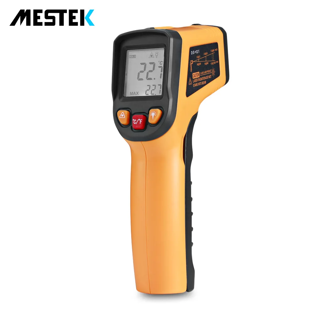 

MESTEK-50 to 600 degree pyrometer digital thermometer laser outdoor electronic infrared ir thermometer temperature remote sensor
