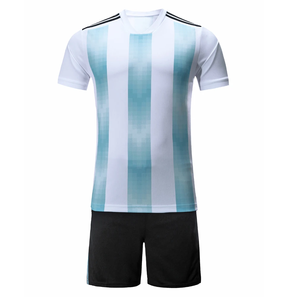 2018 Sports Soccer Jersey for Men Clothes Breathable Soccer Set