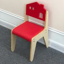 Цельный деревянный детский полный стол и спинка кресла детский стул для учебы обеденный стол и стул из цельного дерева